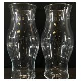 Pair Large 20 ' Glass Hurricane Shades
