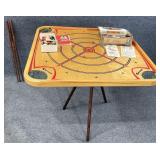 1930s Carrom Co. Wood Game Board w/ Stand & More