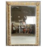Silver & Gold Frame Beveled Mirror