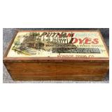 Antique Putnam Dyes Advertising Box
