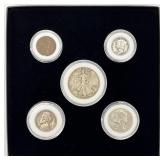 1941 Silver 5 Coin Birth Year Set