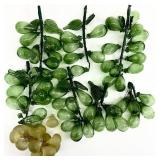 Mid Century Blown Glass Grape Clusters