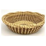 Signed Handmade Gullah Sweet Grass Basket