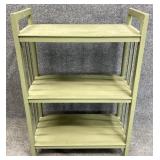 Antique Green Painted Etagere