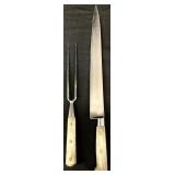 2pc EKCO France Ancienne Maison Carving Set