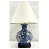 Vintage Hand Painted Chinoiserie Lamp