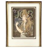 Alphonse Mucha Art Nouveau Advertising Art Print
