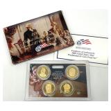 2009 US Presidential Dollars 4 Coin Proof Set