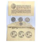 1979 Susan B Anthony 3pc US Souvenir Set