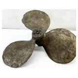 Antique / Vintage 3-Blade Bronze Boat Propeller