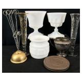 Vintage Home Decor Glass Vases & More