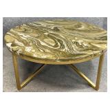 New Alden Parkes Graffiti Cocktail Table