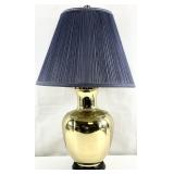 Mid Century Chinoiserie Brass Table Lamp