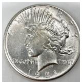 Rare 1921 Peace Silver Dollar