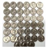 Roll of 39 US Bicentennial Drummer Boy Quarters