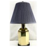 Mid Century Chinoiserie Brass Octagon Urn Lamp