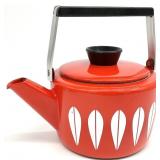 Catherineholm White Lotus on Orange Teapot