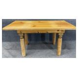 Chunky Leg Pine Dining Table