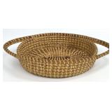 Signed Handmade Gullah Sweet Grass Basket