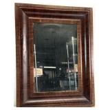 Antique Flame Mahogany Ogee Wall Mirror