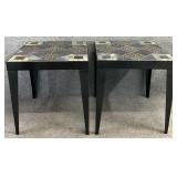 Pair New Alden Parkes Riveria End Tables