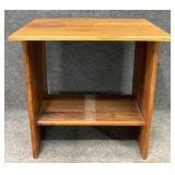 Open End Table with Lower Shelf