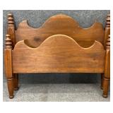 Antique Walnut Twin Size Bed