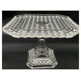 1883 Campbell, Jones & Co. EAPG Diamond Cake Stand
