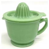 Vintage Style Jadeite Glass Juicer /