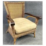 Wicker/Rattan Arm Chair