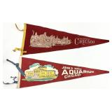 2 Vintage 1950s Chicago, Illinois Souvenir