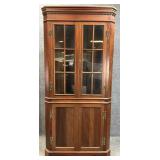Mahogany Corner Cabinet