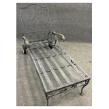 Wrought Iron Chaise Lounge
