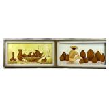 2pc Signed Southwestern / Still Life Paintings