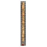 6ft Antique Needlepoint Tapestry Bell Pull