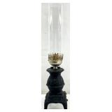 Vintage Cast Iron Style Pot Belly Stove Lamp