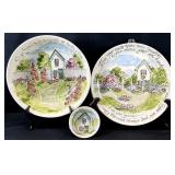 3pc Janet Francoeur, New Bern, NC Pottery