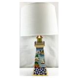 Jim Shore Heartwood Creek Lighthouse Lamp