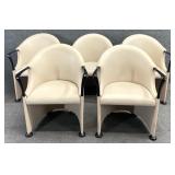 5 Luigi Origlia Armchairs, Italy, 1990s