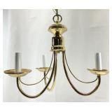 Brass 3-Light Hanging Chandelier