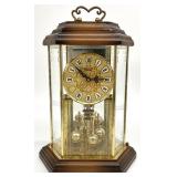 Haller Gold Tone Anniversary Clock, As Is
