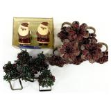 Holiday Napkin Rings, Assorted