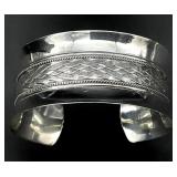 Samuel Benham BJC Sterling Silver Cuff Bracelet