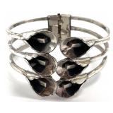 Renoir Sterling Sauteur Calla Lilly Cuff Bracelet