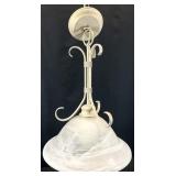 Frosted Glass Hanging Light