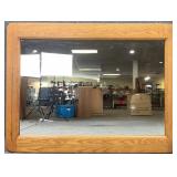 Large Oak Frame Mirror