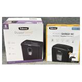 2 Fellowes Paper Shredders