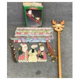 Asst Vintage Christmas Decor & Wrapping Paper