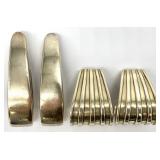 2 Pair Simon Sebbag Gold Wash Sterling Earrings