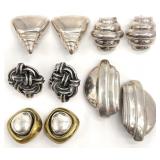 5 Pair Sterling Silver Earrings